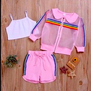Beautiful fashionable three piece for a toddler princess size 3/4T